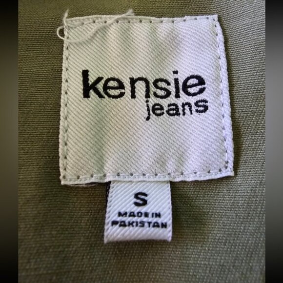 Kensie Olive Utility Jacket for Women - Picture 2 of 3